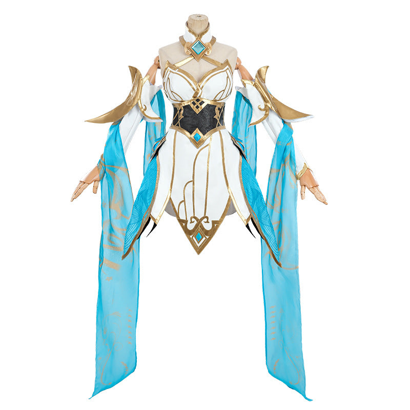 League of Legends Jade Sword Legend: Erelia Blade Girl cosplay costume set for women