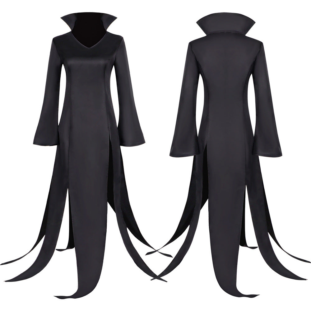One Punch Man Cosplay Dragon Ball Black Dress Costume Halloween Stage Role Play Outfit